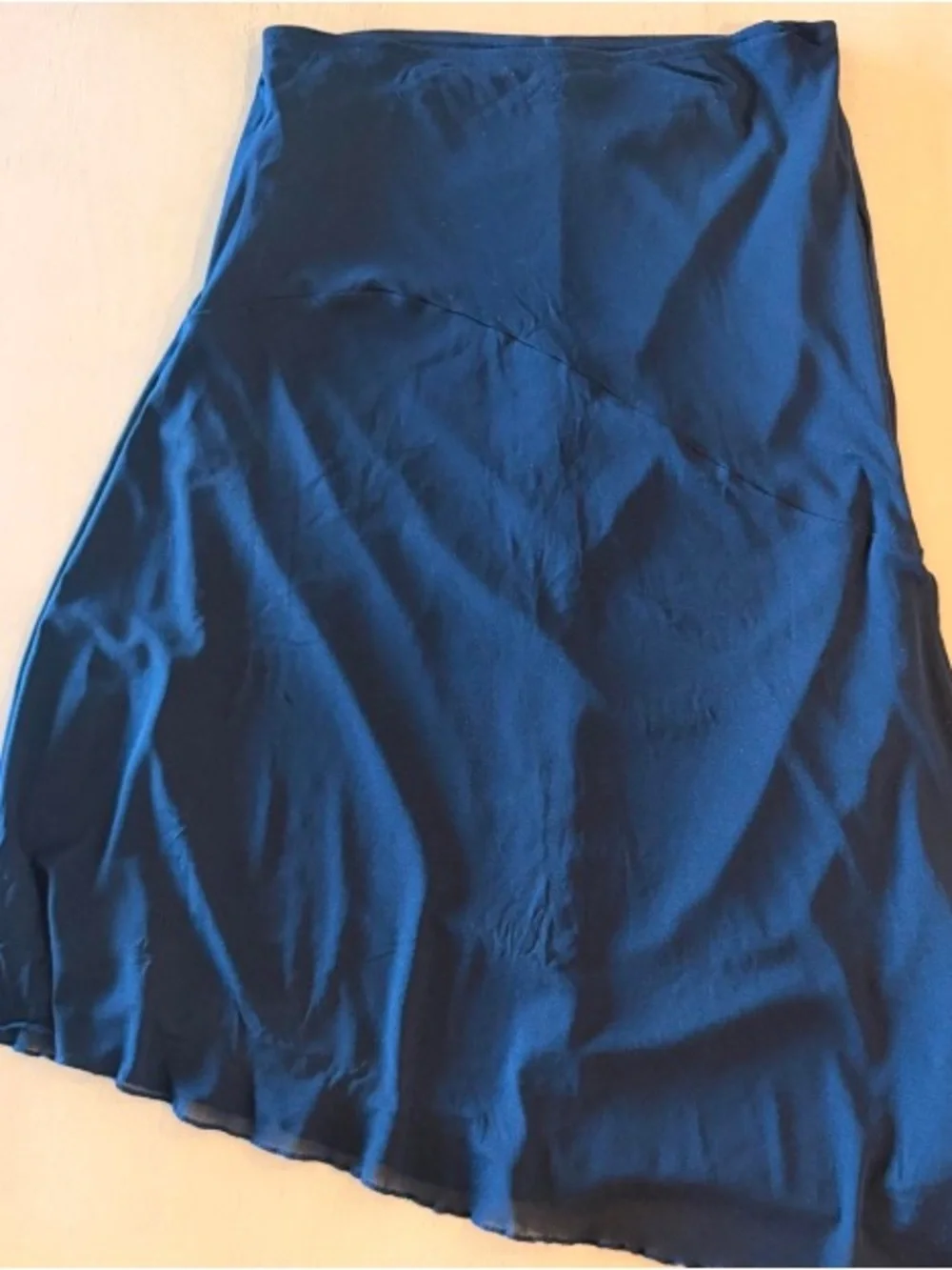 wild fable Navy Blue A-Line Midi Skirt